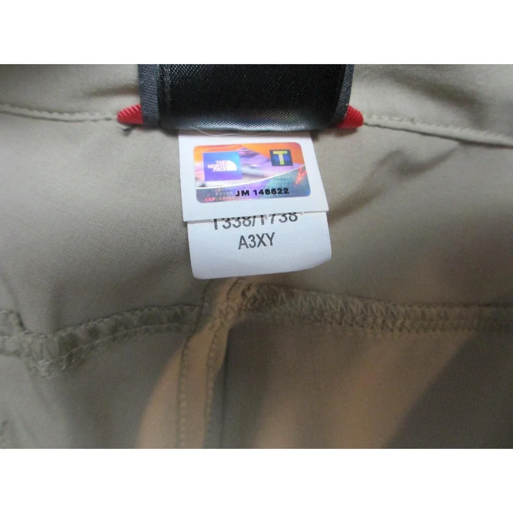 The North Face Cargo Shorts Mens 30 Beige Excellent Belted Hiking Stretch A3XY
